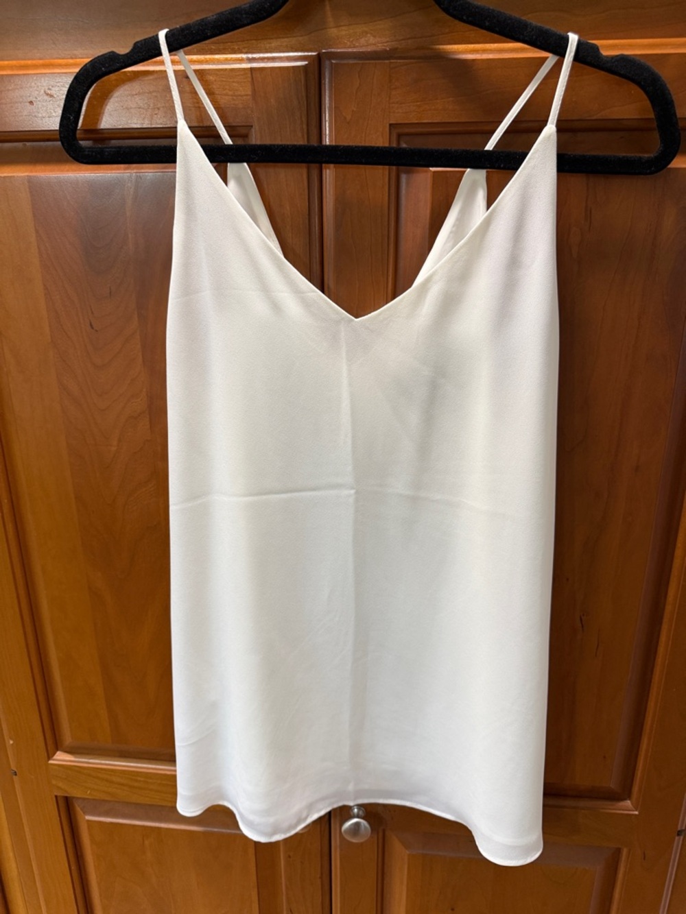 Loft  White Spaghetti Strap Cami